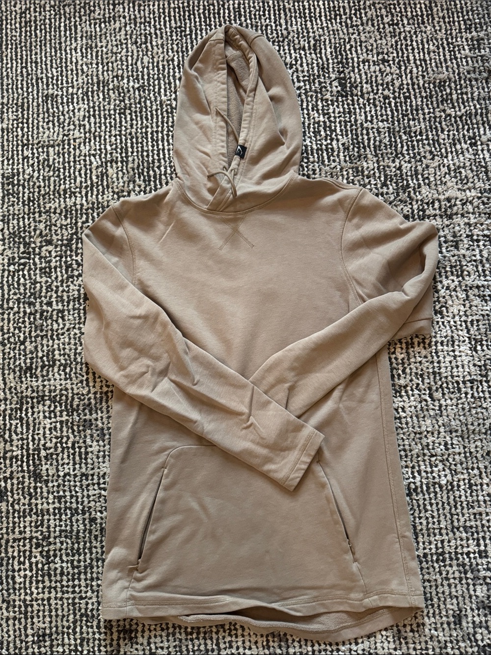 Gymshark Men's Beige/Tan Lightweight Hoodie